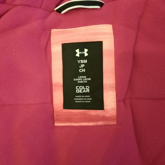 NWT Under Armor girls size S(8) Cold Gear Snow Jacket - Picture 5 of 11
